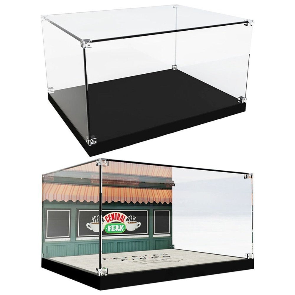 Transparent Acrylic Perspex Dust proof Display Box Case for  LEGO and Moc Sets Jurassic Bricks