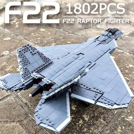 WW2 Airplane Military A10 Fighter Model Building Blocks J-20 Soldier Weapons Air Missile F18 Aircraft Bricks Set Toy For Kid MOC Jurassic Bricks