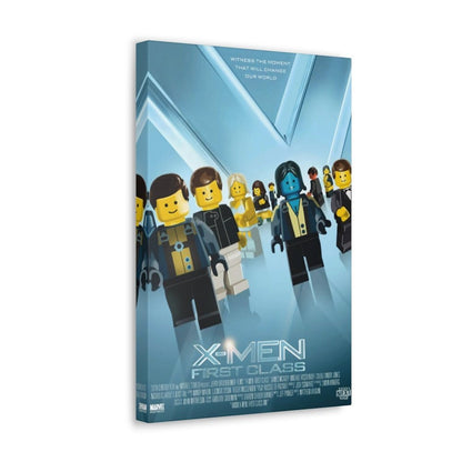 X-Men First Class LEGO Movie Wall Art Canvas Art With Backing. Jurassic Bricks