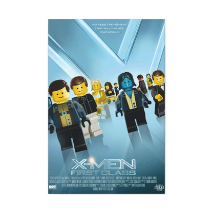 Custom MOC Same as Major Brands! X-Men First Class LEGO Movie Wall Art Canvas Art With Backing.
