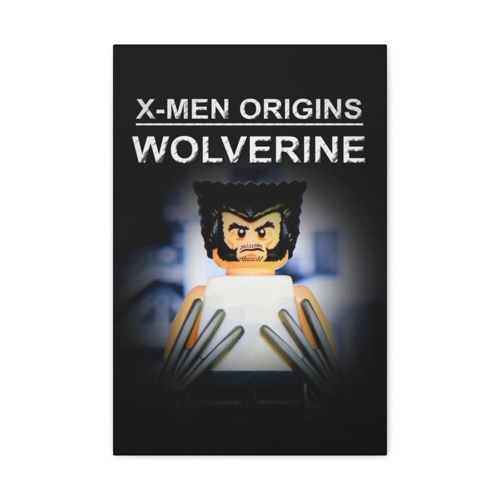 Custom MOC Same as Major Brands! X-Men Origins Wolverine LEGO Movie Wall Art Canvas Art With Backing.