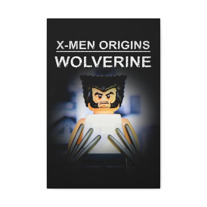 Custom MOC Same as Major Brands! X-Men Origins Wolverine LEGO Movie Wall Art Canvas Art With Backing.