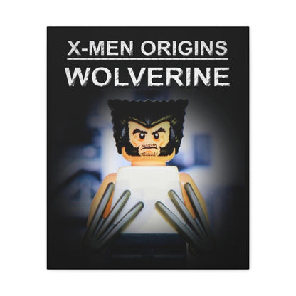 Custom MOC Same as Major Brands! X-Men Origins Wolverine LEGO Movie Wall Art Canvas Art With Backing.