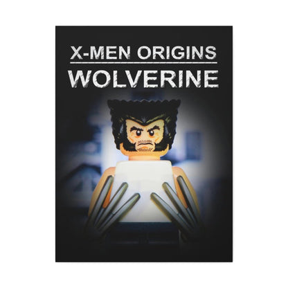 Custom MOC Same as Major Brands! X-Men Origins Wolverine LEGO Movie Wall Art Canvas Art With Backing.