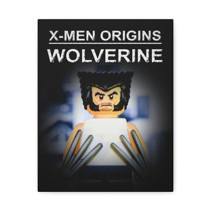 Custom MOC Same as Major Brands! X-Men Origins Wolverine LEGO Movie Wall Art Canvas Art With Backing.