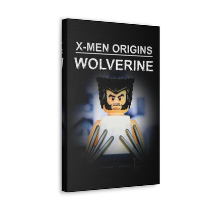 X-Men Origins Wolverine LEGO Movie Wall Art Canvas Art With Backing. K&B Brick Store