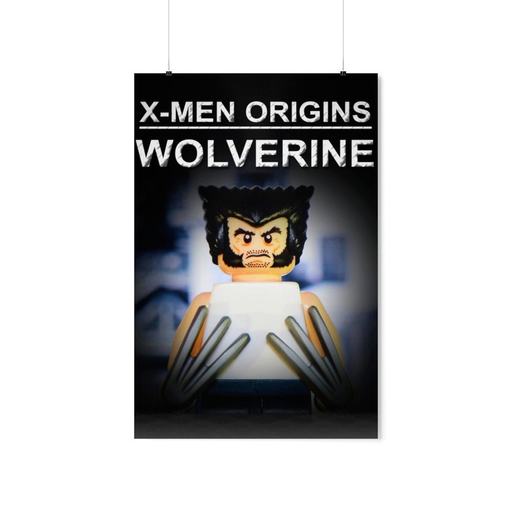 Custom MOC Same as Major Brands! X-Men Origins Wolverine LEGO Movie Wall Art POSTER ONLY