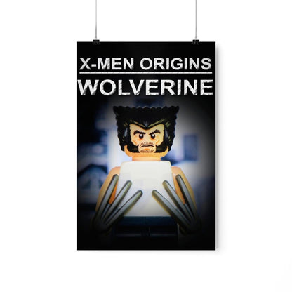 Custom MOC Same as Major Brands! X-Men Origins Wolverine LEGO Movie Wall Art POSTER ONLY